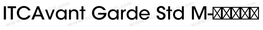 ITCAvant Garde Std M字体转换